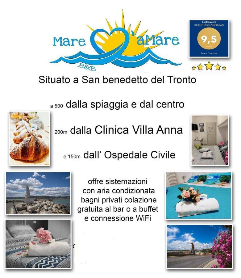 Mare D'Amare Bed & Breakfast Сан Бенедето дел Тронто Екстериор снимка